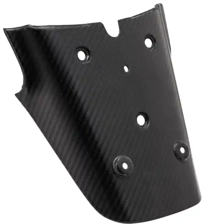 Support de plaque d&rsquo;immatriculation arrière pour Vespa GTS/GTS Super/GTV 125-300ccm, carbone Satisfait Ou Remboursé