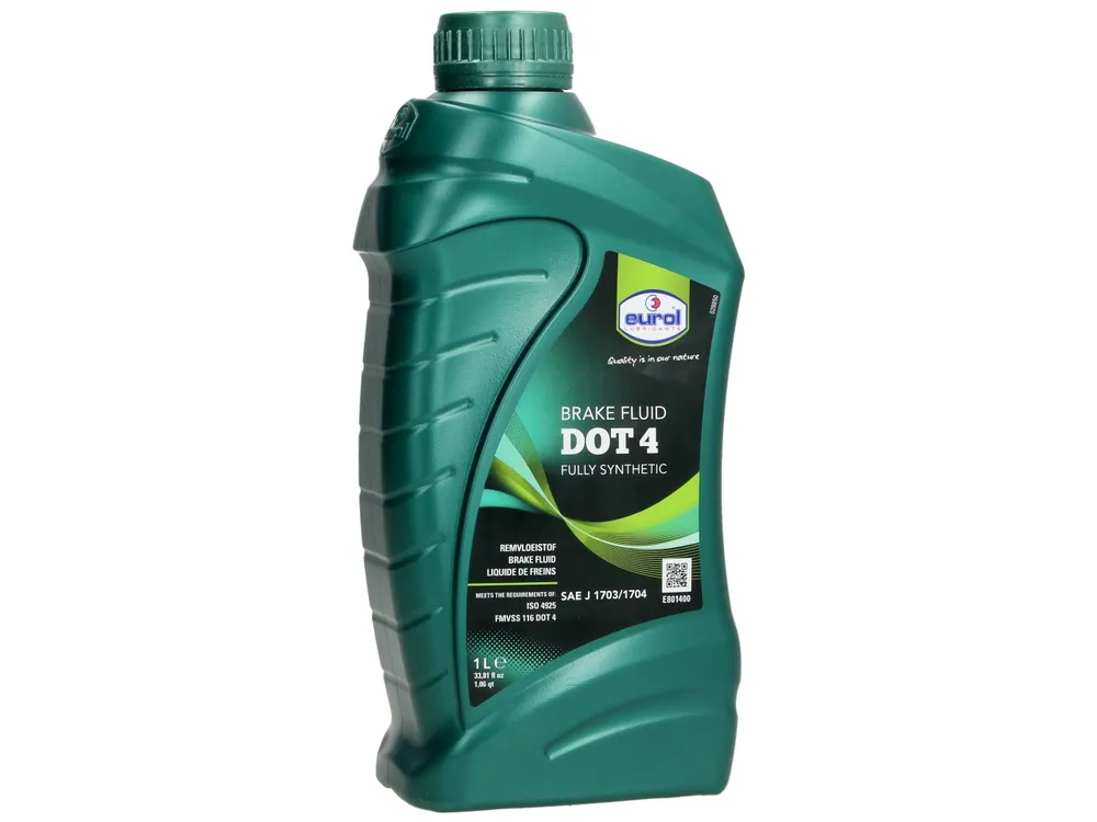 Promotion Saisonnière Liquide de frein Eurol, DOT 4, 1 l, SAE J1703 / ISO 4925