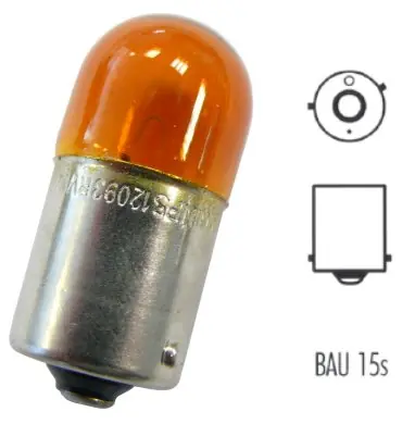 Philips Ampoule, 12 V, 10 W, BAU15s, orange Super Prix