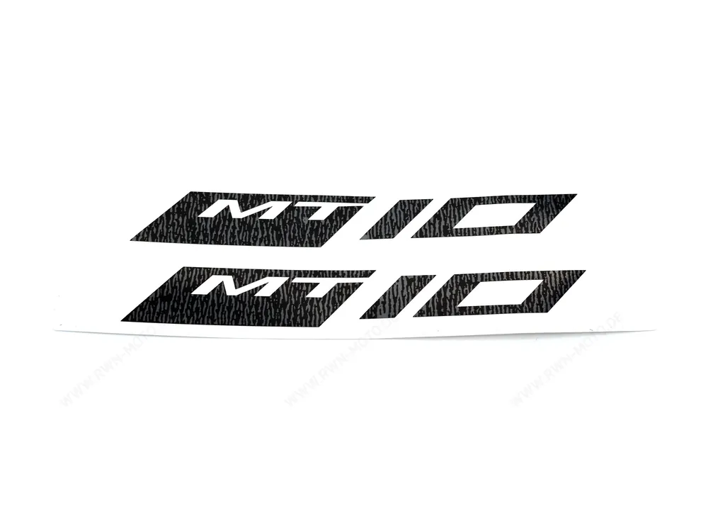 Autocollants réfléchissants pour jantes avant noires pour Yamaha MT-10 (22-) Original Certifié