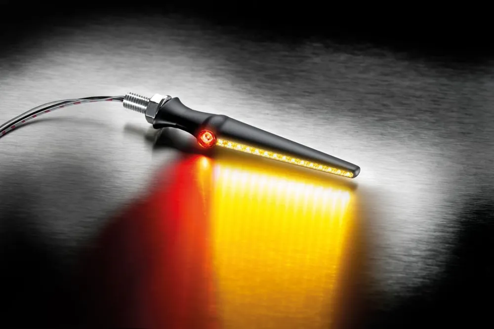 Kellermann Clignotant, feu arrière et feu stop, Jetstream DF, acier, LED - séquentiel, HL/HR, 12 V Prix Réduit