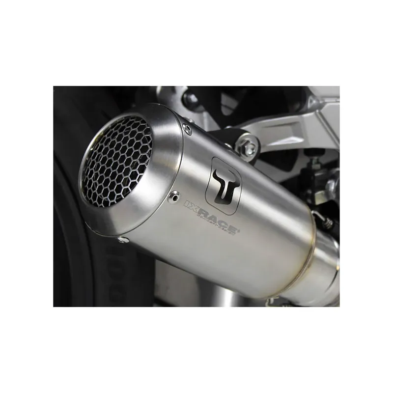 Retour Gratuit Système complet IXRACE MK2 Honda CB 650 R /CBR 650 R, acier inoxydable, homologué E, Euro4 Noir