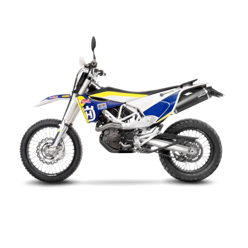 LeoVince système d&rsquo;échappement SBK Nero pour Husqvarna 701 Enduro /Supermoto, noir, slip on, E-approbation Retour Gratuit