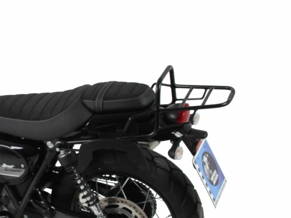 Pont de bagages tubulaire support de top case noir pour Triumph Street Srcambler / Scrambler 900 (17-) Offre Spéciale