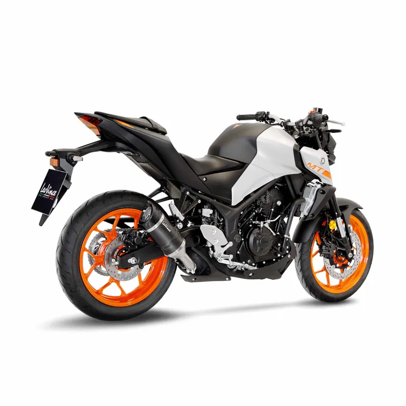 Acheter En Ligne Système d&rsquo;échappement LeoVince LV Pro pour Yamaha MT-03 /YZF-R3, carbone, slip on, Euro4, E-approbation