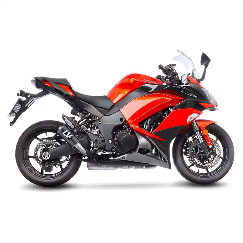 Système d?èchappement LeoVince LV-10 pour Kawasaki Z 1000 /SX, carbone, 2 slip on, Euro4, E-approbation Livraison Express