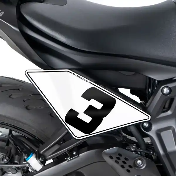 Achat Immédiat Plaque d&rsquo;immatriculation pour Yamaha MT-07 (21-24) – Barracuda