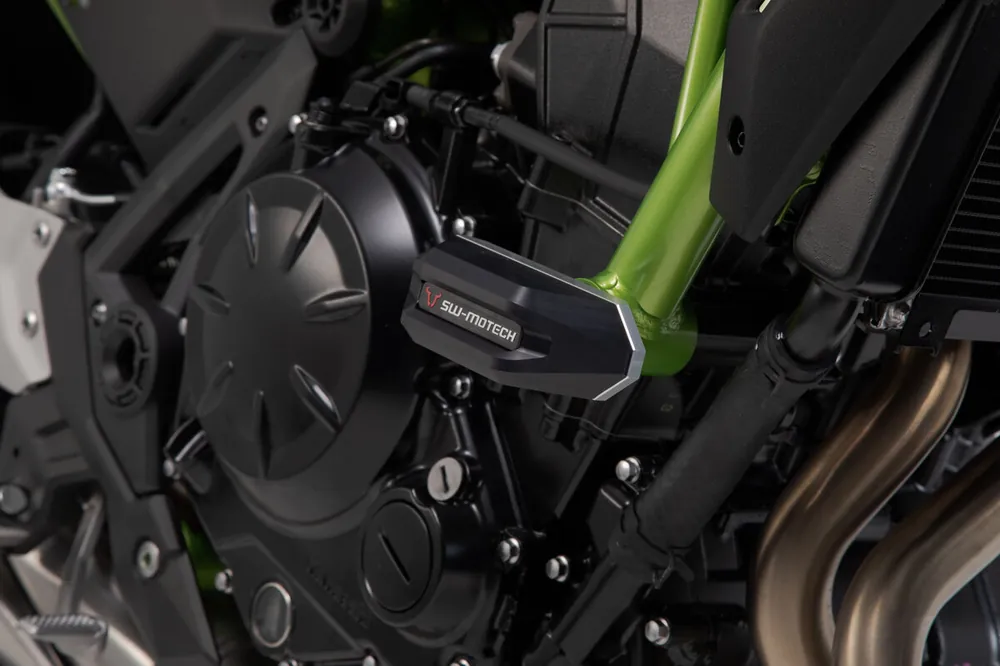SW-Motech Kit pad de carrossage noir pour Kawasaki Z 650 /RS /S Quantité Limitée