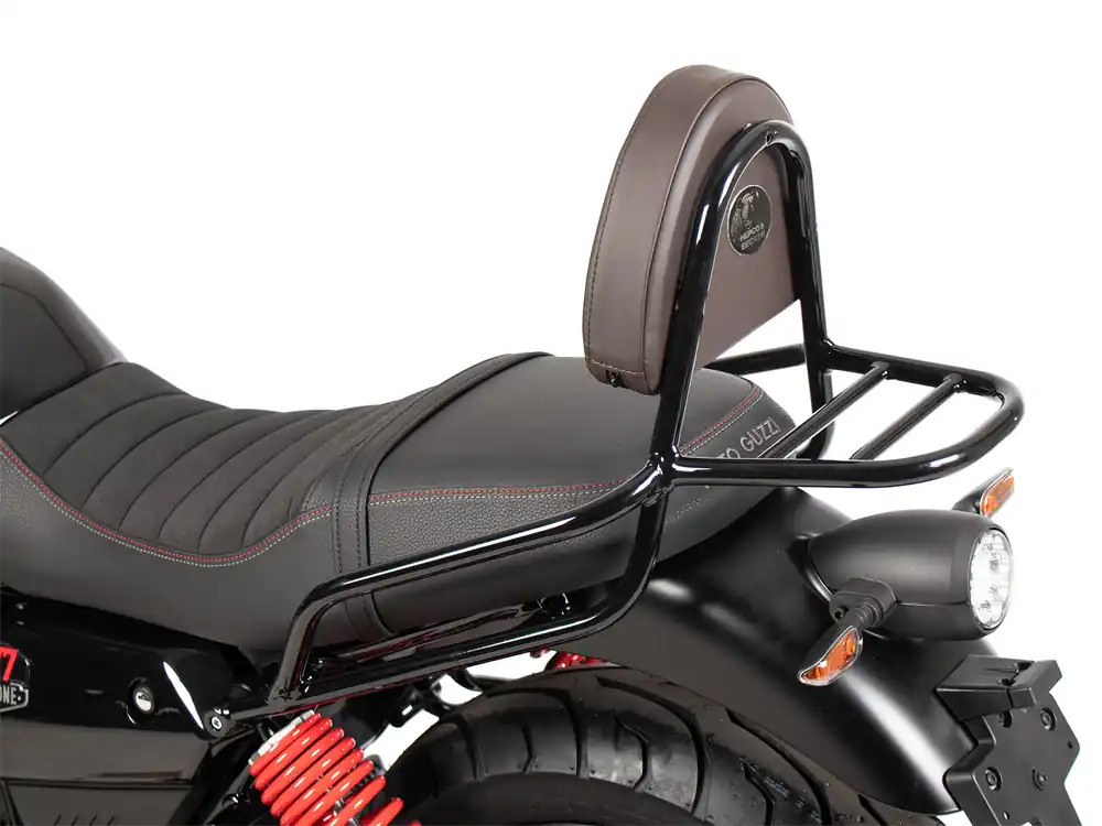 Marque Sissybar avec porte-bagages pour Moto Guzzi V7 Stone Special Edition (22-) Original Hepco & Becker