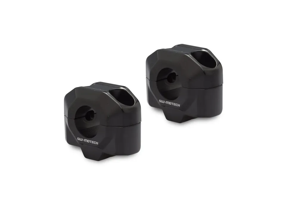 SW-Motech Réhausse de guidon, noir pour guidon Ø 22 mm, H=20 mm pour Kawasaki Versys-X 300 ABS - SW Motech Offre Du Jour