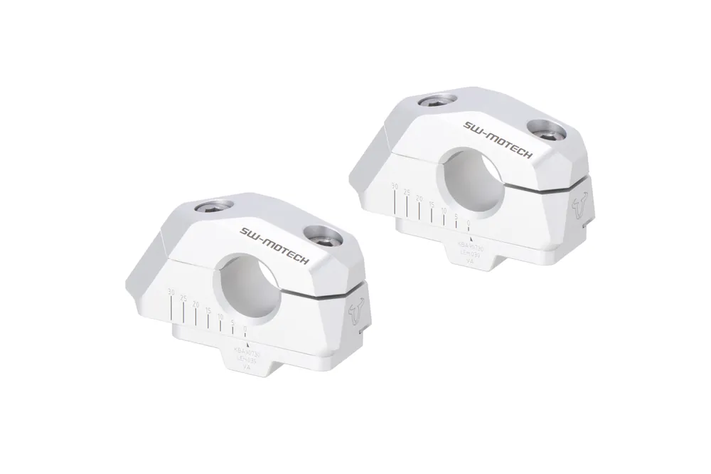 SW-Motech Pose de guidon variable, argent pour guidon Ø 22 mm, H=25 mm pour Suzuki GSF 650 Bandit - SW Motech Prix Bas
