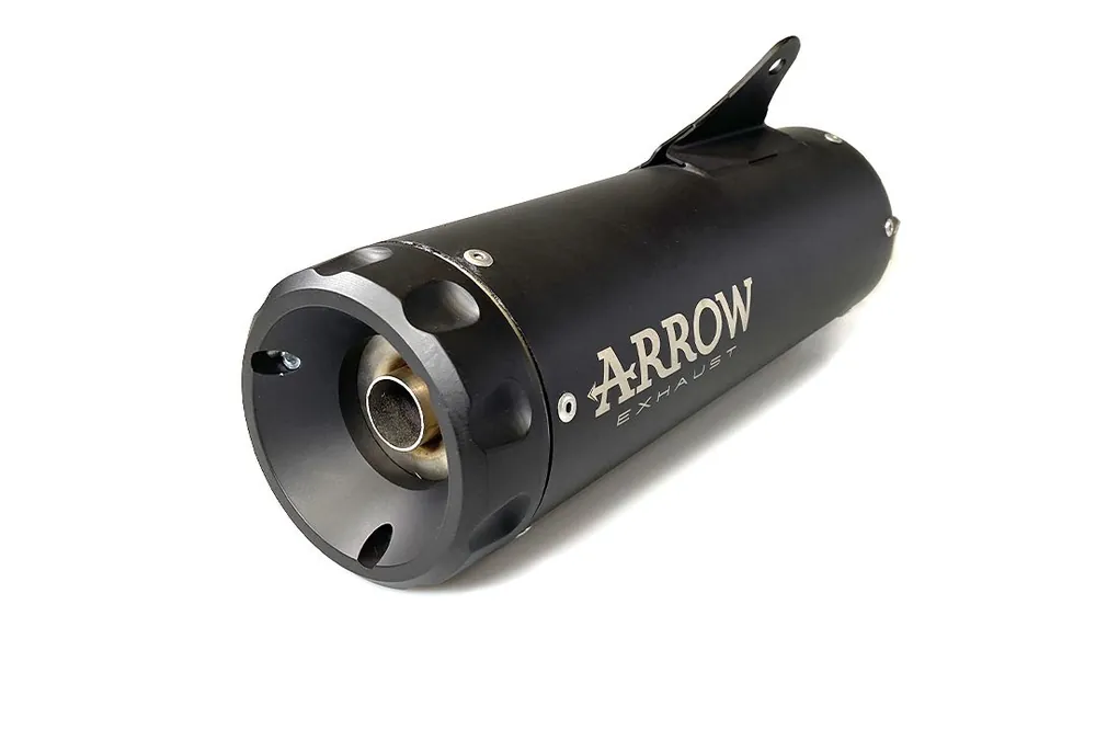 Top Vente Échappement ARROW REBEL DARK Slip-On avec embout en aluminium noir pour Honda CMX 1100 Rebel /DCT (21-25)