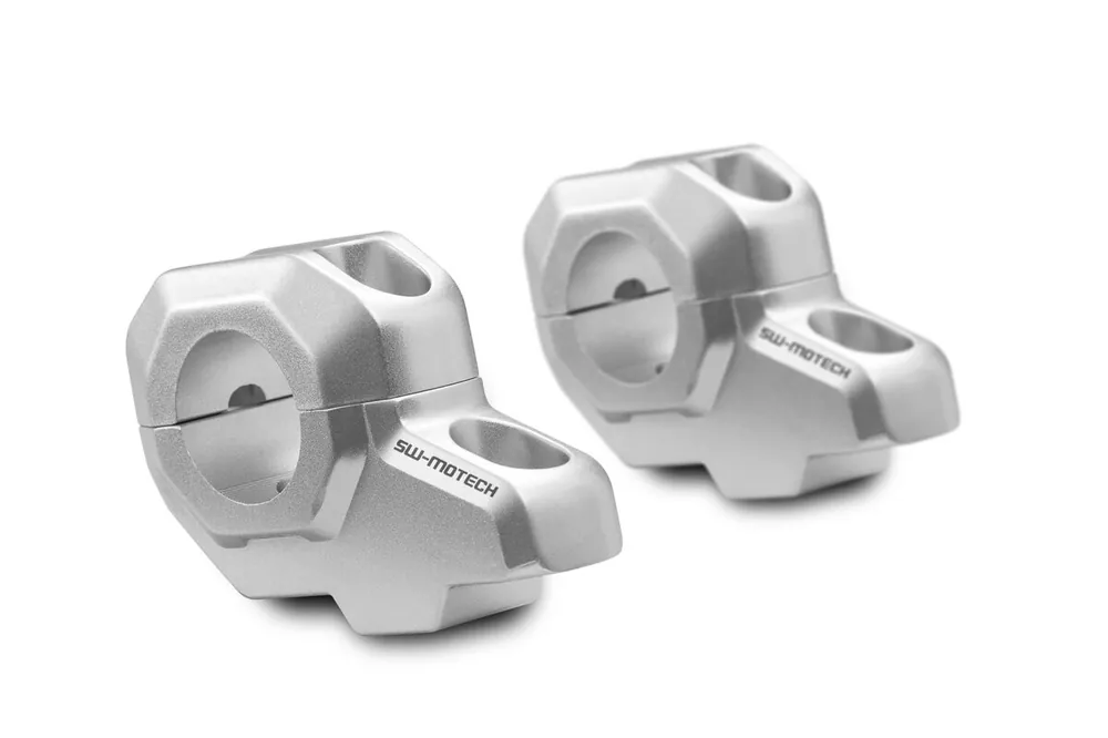 SW-Motech pose de guidon, argent, H=30 mm, pose de 22 mm pour Honda XL 750 Transalp (23-24) Usine Directe