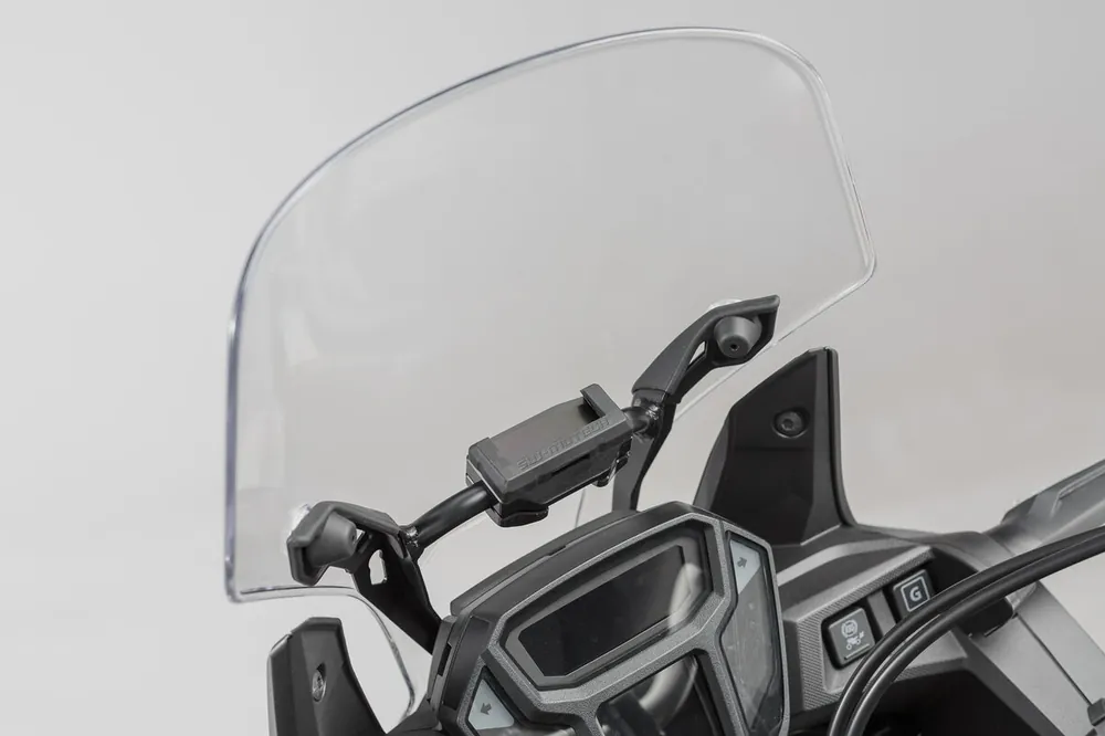 SW-Motech Support Navi Quick-Lock sur tube Ø 10/12 mm pour Aprilia Tuareg 660 /Rally Commander Vite