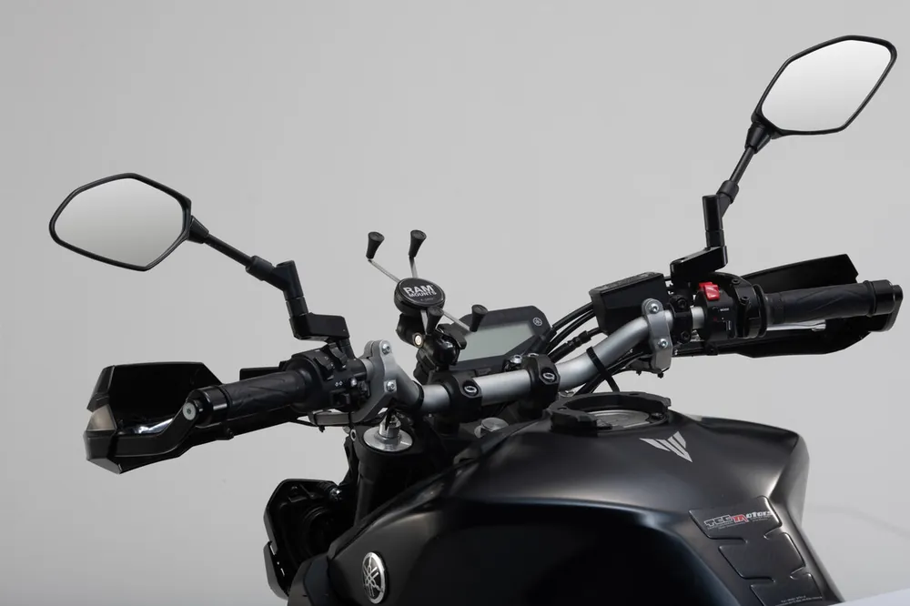 Dernier Modèle SW-Motech Kit de support Navi X-Grip pour grands smartphones pour Yamaha MT-09 /SP - SW Motech