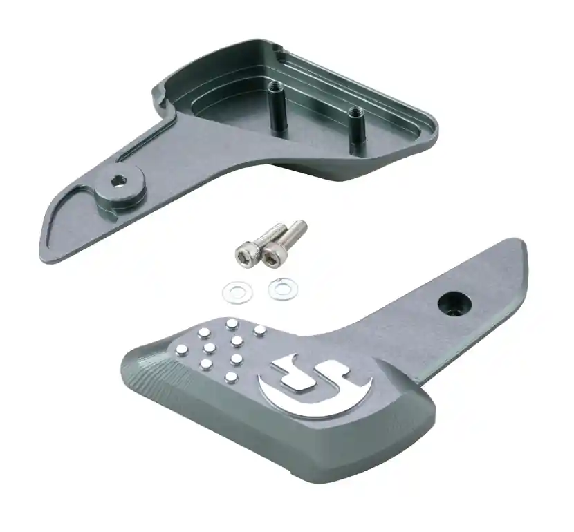 Repose-pieds droit et gauche pour Vespa Primavera /Sprint 50-150ccm 2T/4T AC, gris mat Prix Bas