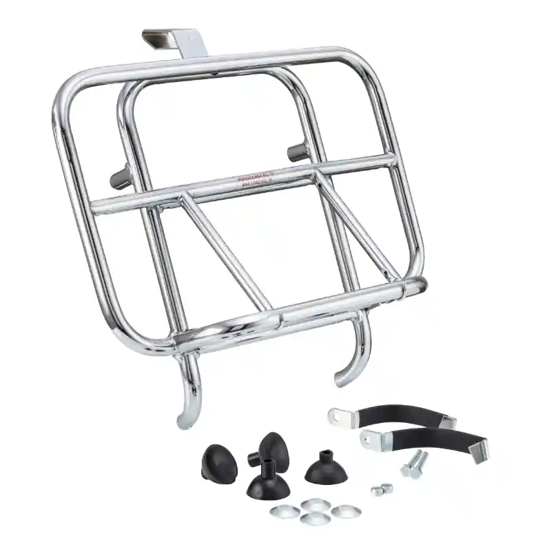 Jusqu&rsquo;à Épuisement Des Stocks Porte-bagages avant pour Vespa GTS/GTS Super/GTV/GT 60/GT/GT L 125-300ccm, pliable, chrome