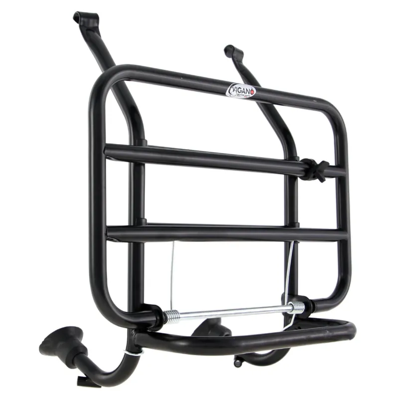 Haute Qualité Porte-bagages avant pour Vespa PX 80-200ccm, pliable, noir