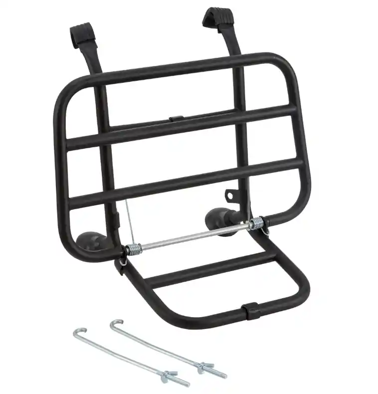 Offre Spéciale Porte-bagages avant pour Vespa PX 80-200ccm, pliable, noir
