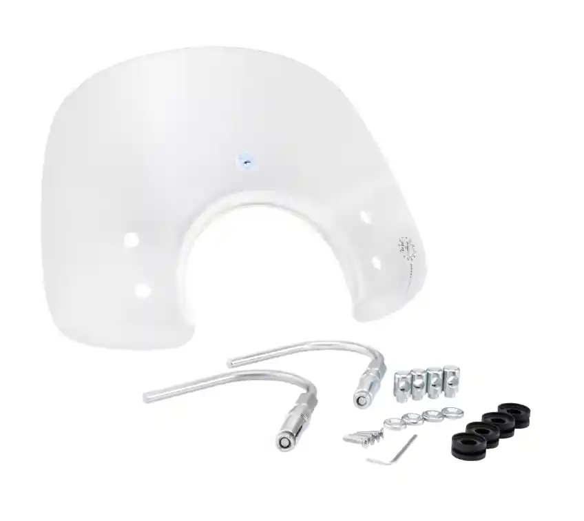 Pare-brise CUPPINI mi-haut pour Vespa GTS/GTS Super/GT/GT L 125-300cc, clair Top Vente