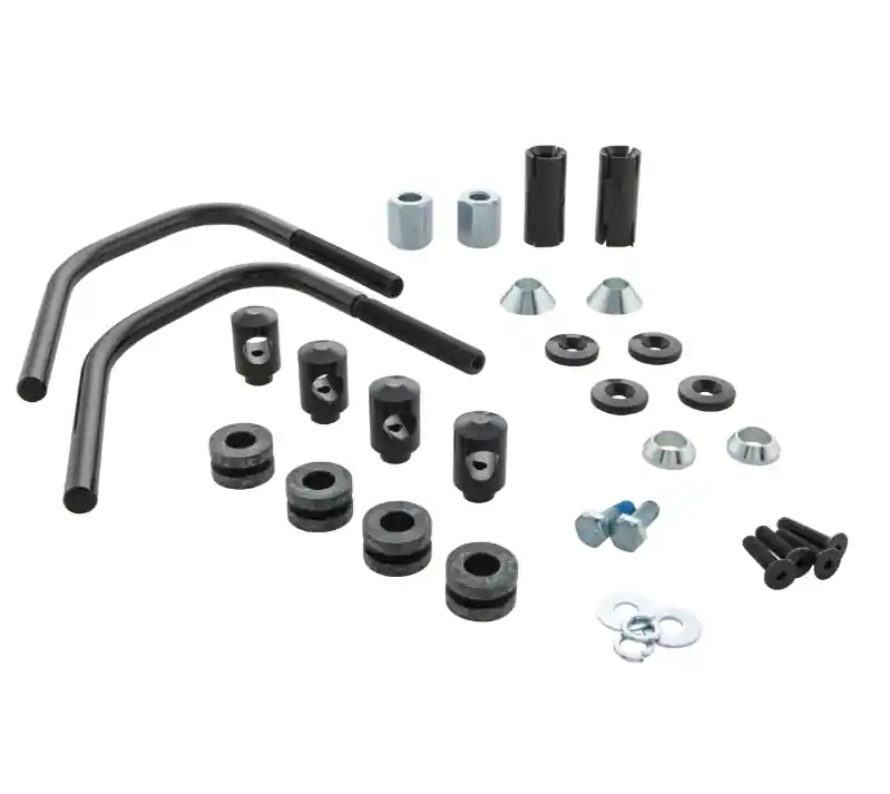 Soldes Matériel de montage Flyscreen pour Vespa Sprint 50-150ccm 2T/4T, noir