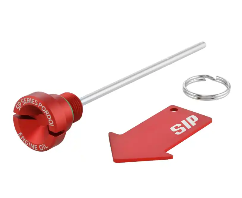 Seulement Aujourd&rsquo;hui Bouchon de remplissage d&rsquo;huile moteur pour Vespa LX/S 3V i.e. 125-150ccm 4T AC, rouge mat