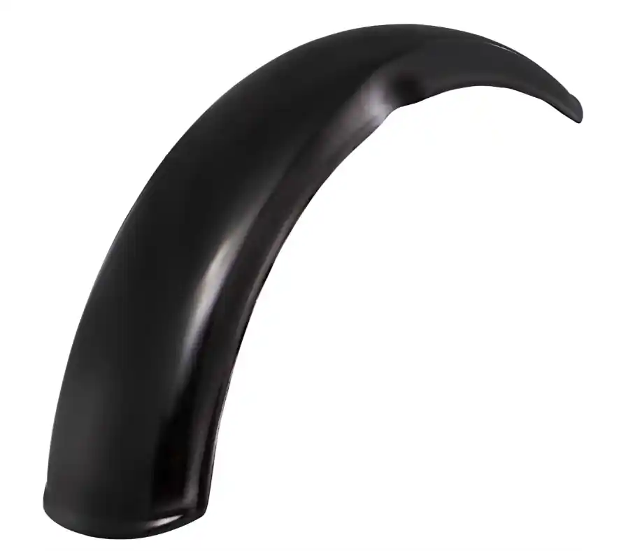 Offre Exclusive Aile Garelli EVO II sans support, universel pour Vespa PX 80-200ccm, GFK, noir