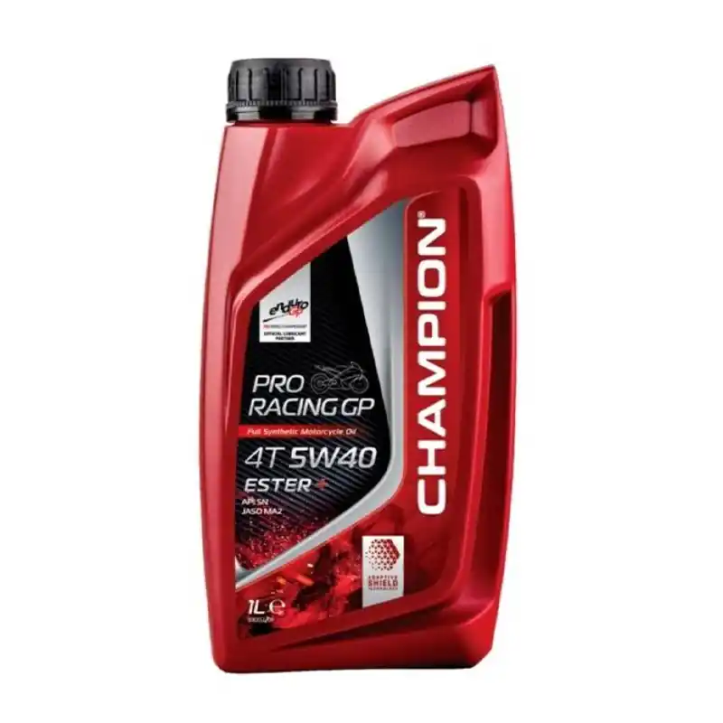 Acheter Direct CHAMPION® Proracing GP 4T 5W-40 ESTER + huile moteur entièrement synthétique – 1 litre