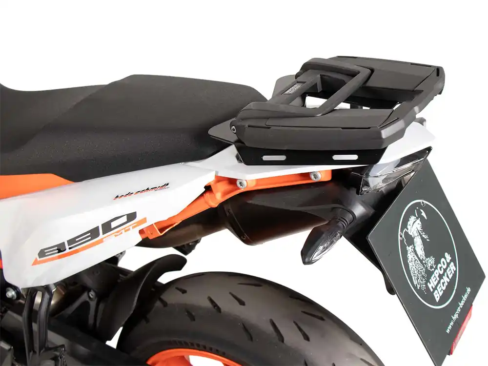 Authentique Support de top case Easyrack pour KTM 890 SMT (23-) Hepco & Becker