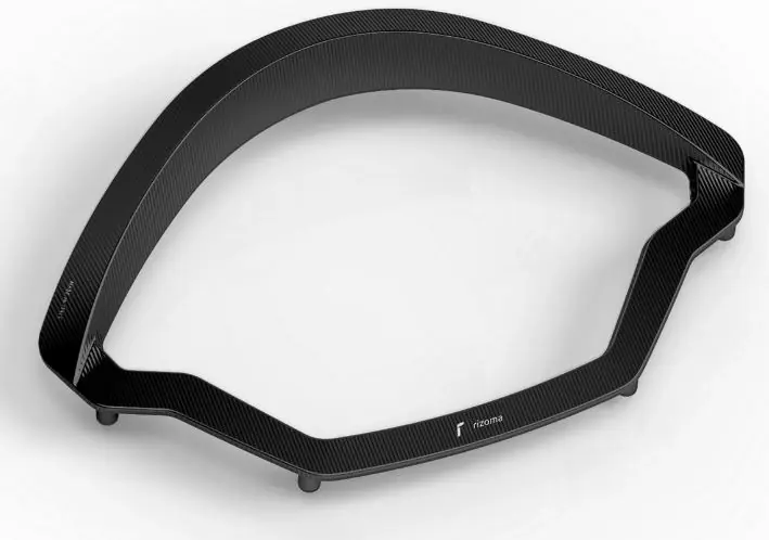 Anneau décoratif RIZOMA tachymètre pour Vespa GTS/GTS Super 125-300ccm (`23-), noir Bon Plan