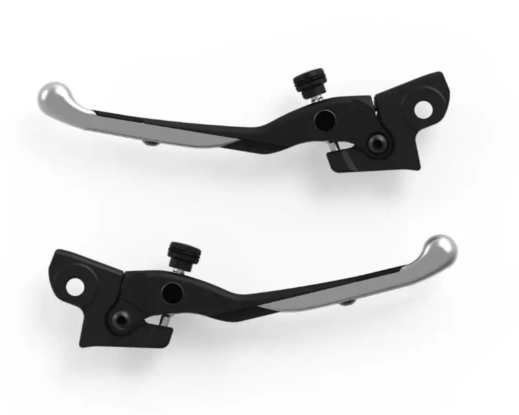Kit levier sport RIZOMA pour Vespa GTS/GTS Super 125-300ccm (`23-), argent/noir Usine Directe