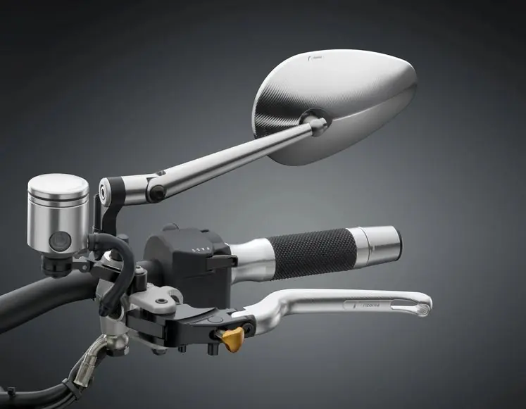 Achat Immédiat Rétroviseur RIZOMA « RADIAL RS » gauche ou droit pour Vespa, argent anodisé