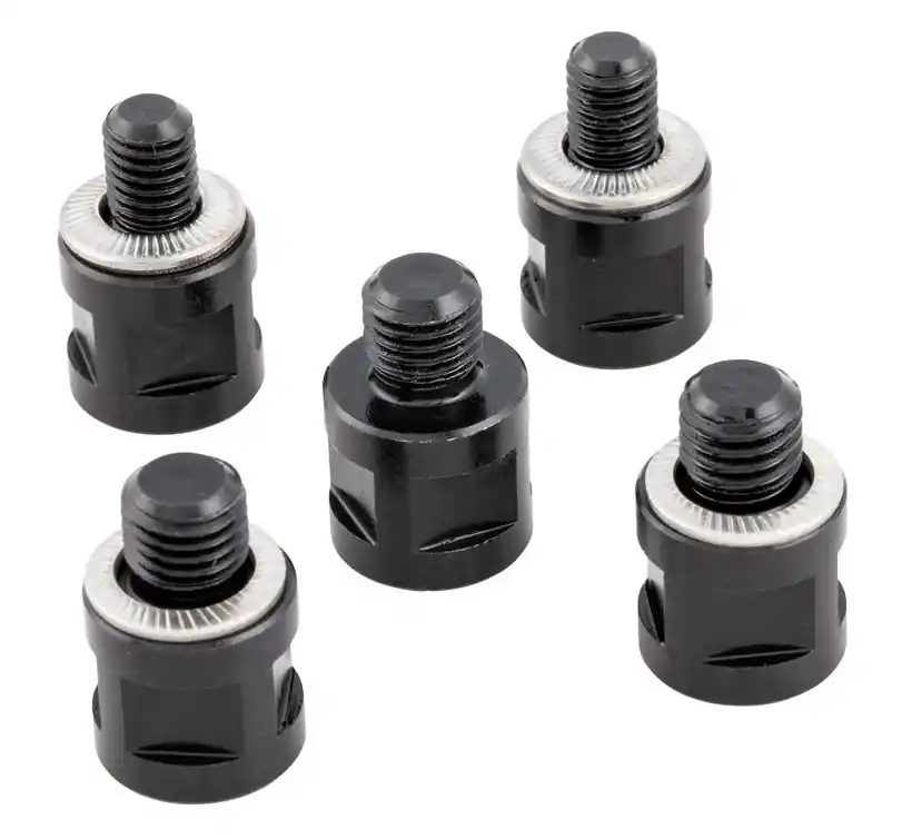 Adaptateur de rétroviseur RIZOMA « Direct Mount » pour Vespa, noir anodisé Prix Réduit