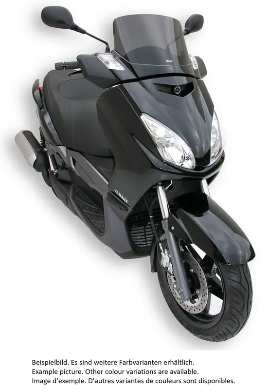 Pas Cher Pare-brise ERMAX Sport H 210 mm pour Yamaha X-MAX 125 /250 (06-09), noir