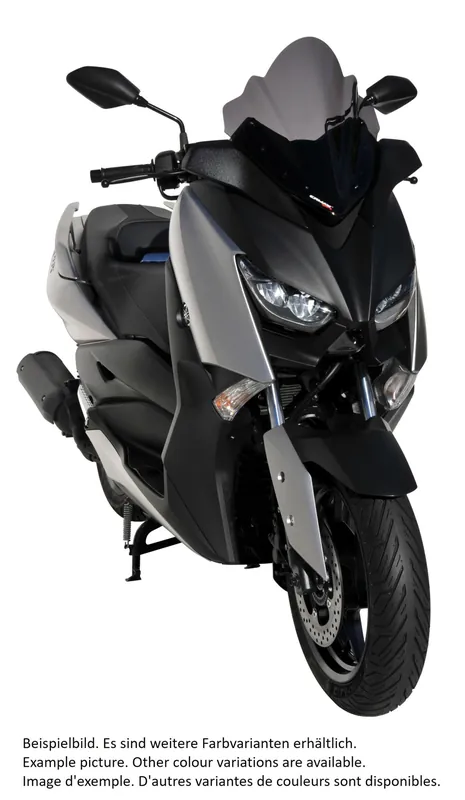 Nouvelle Collection Pare-brise ERMAX Hypersport H 390 mm pour Yamaha X-MAX 125, clair