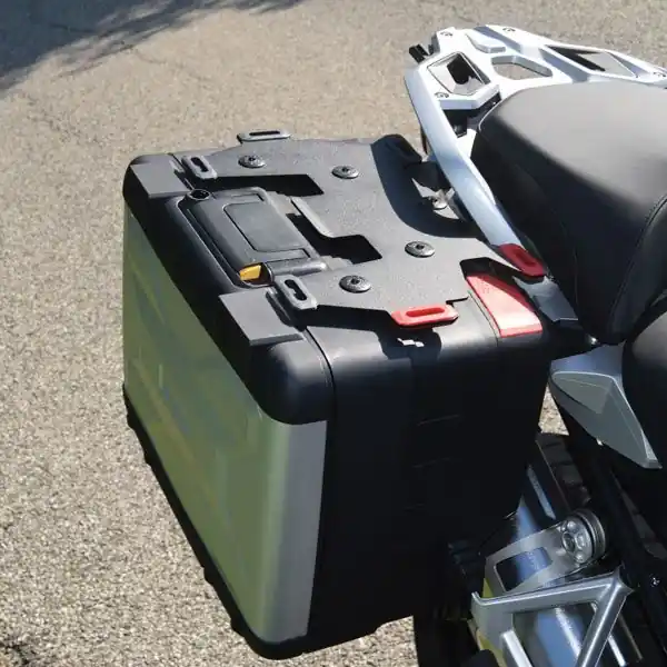 Commander Maintenant Paire de porte-bagages supplémentaires pour BMW F 850 GS, R 1200 GS LC /Rally, R 1250 GS, acier, noir