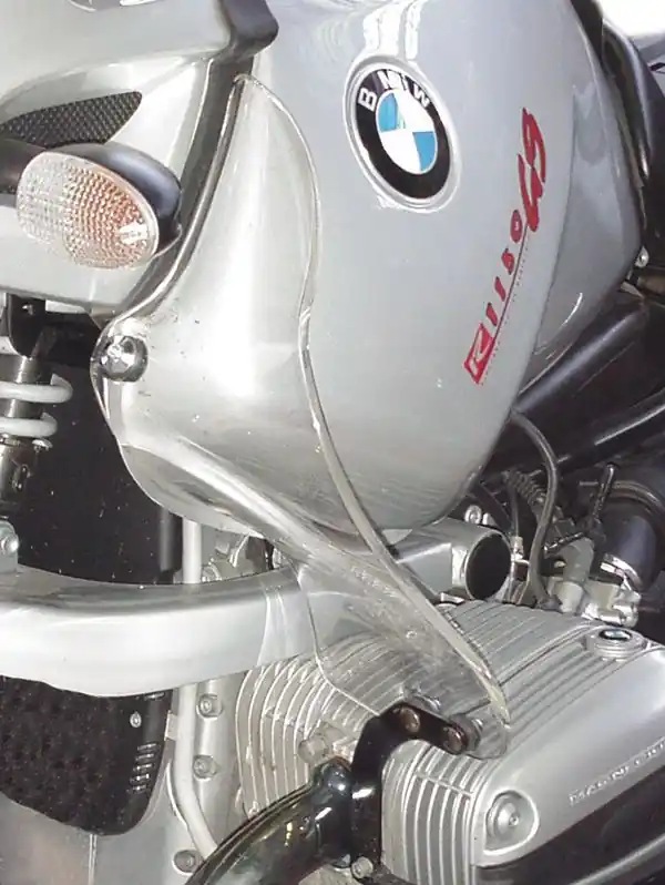 Protège-jambes pour BMW R 1150 GS (00-03), paire, fumé clair Dernier Modèle