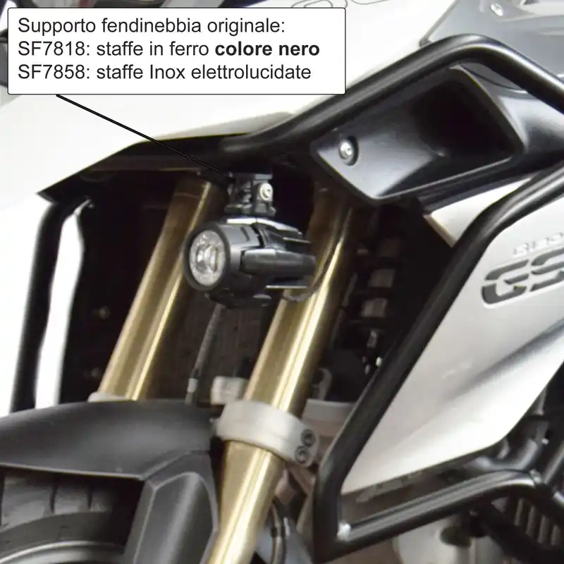 Jusqu&rsquo;à Épuisement Des Stocks Support pour phares antibrouillard pour BMW R 1200 GS LC (13-16), noir