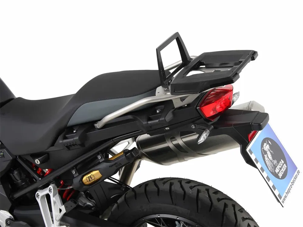 Support de topcase Alurack pour combinaison avec pont original en acier inoxydable pour BMW F 800 GS (24-) Pas Cher