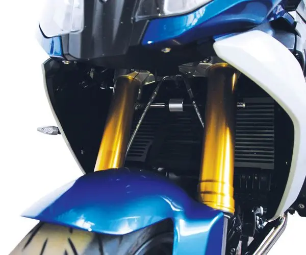 Protection de radiateur pour BMW R 1200 RS (15-18) /R 1250 RS (19-), alu, noir Promotion Saisonnière