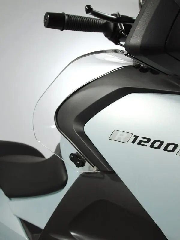 Protège-jambes pour BMW R 1200 RT (10-14), fumé clair, la paire Affaire À Saisir