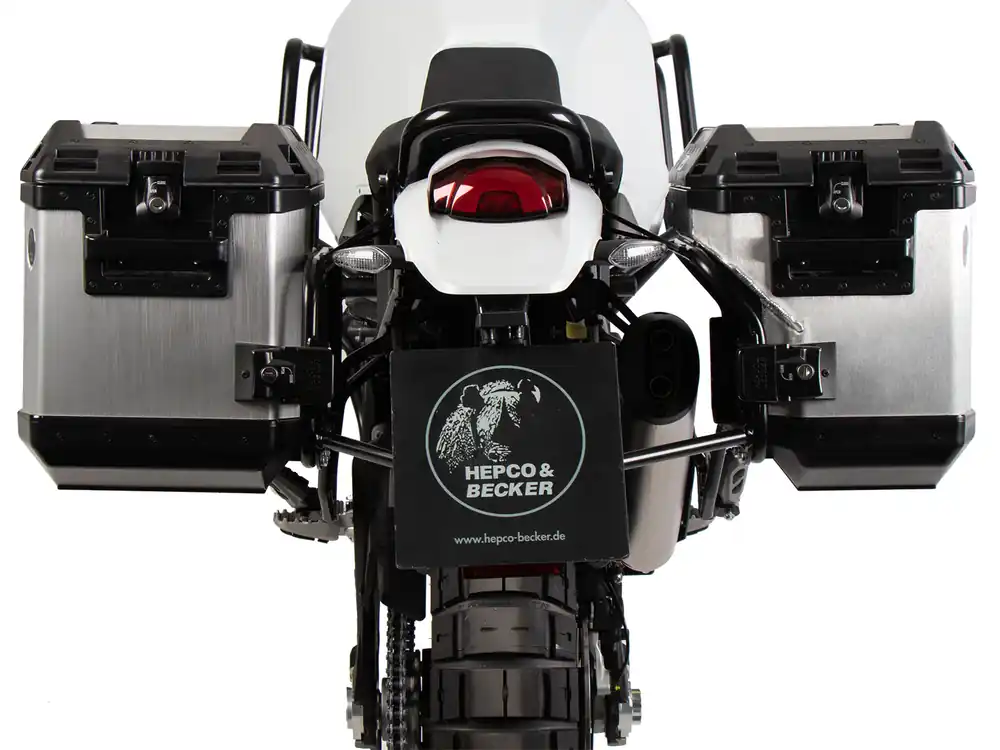 Acheter En Ligne Kit de support de valises Cutout support incl. kit de valises Xplorer Cutout argent pour Ducati Desert X Rally (24-)