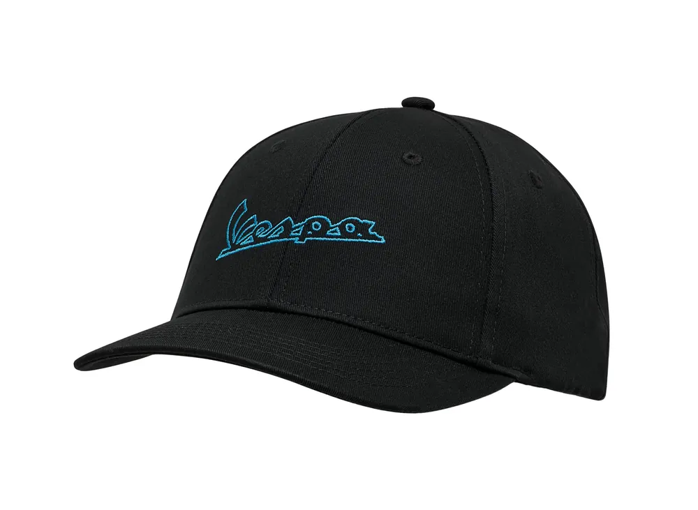 Casquette Vespa noire Nouvelle Collection