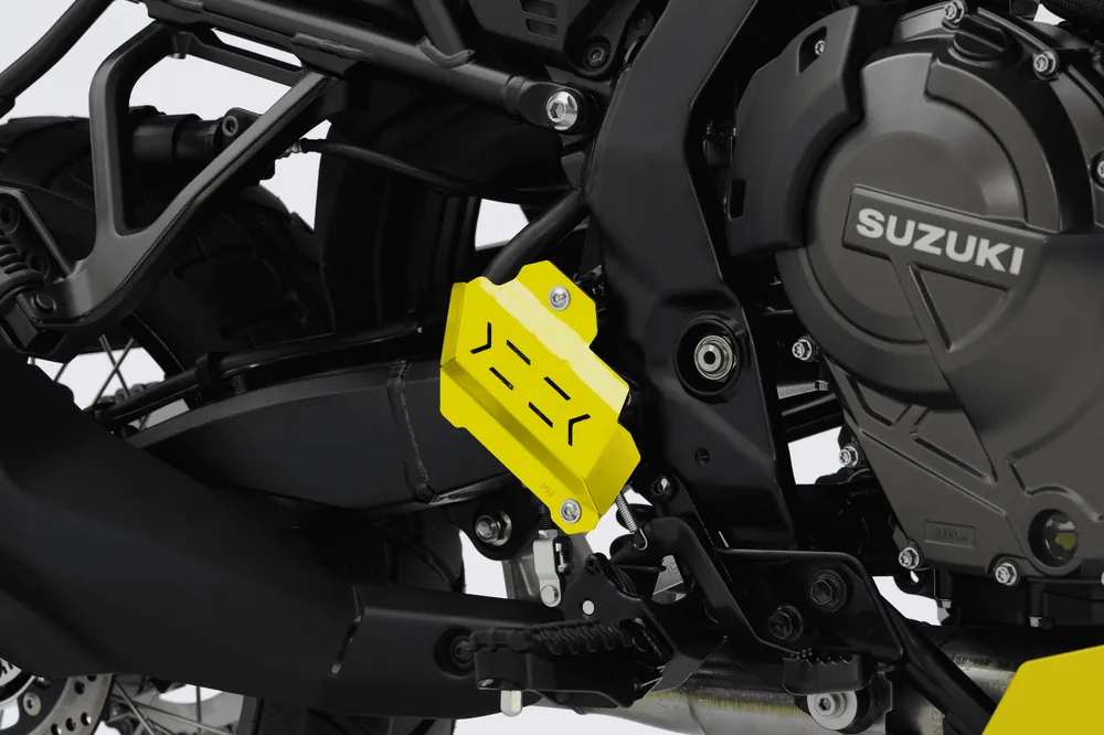 Affaire À Saisir Couvre cylindre de frein jaune en aluminium pour Suzuki V-Strom 800 DE (23-)
