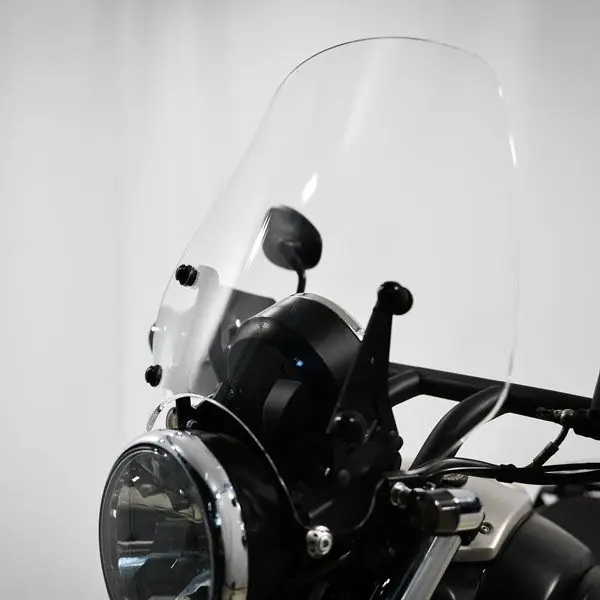 Quantité Limitée Pare-brise mi-haute clair pour Moto Guzzi Audace (17-20)