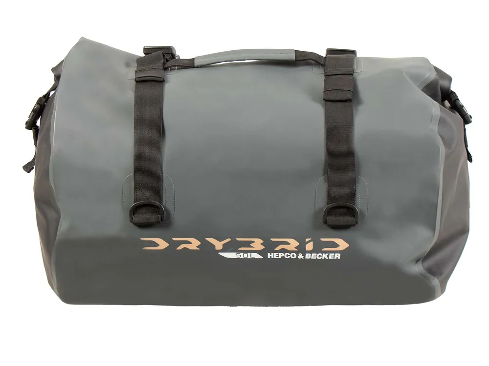 Achat Immédiat Drybrid Bag 50L sacoche arrière grise, Hepco & Becker