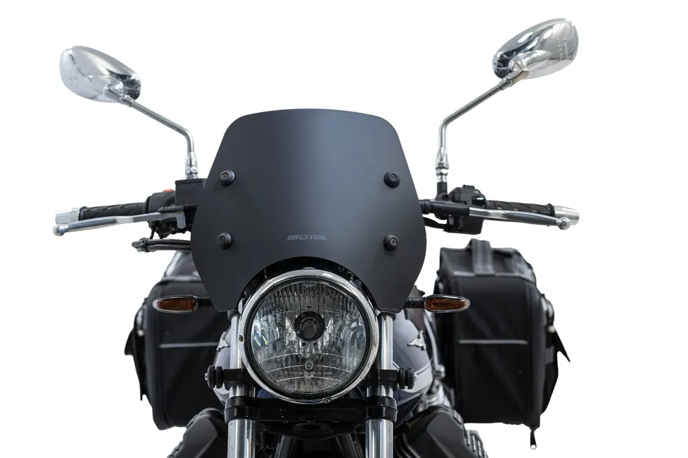 Pare-brise petit pour Moto Guzzi V7 850 Spécial (21-24) Noir mat Bon Marché