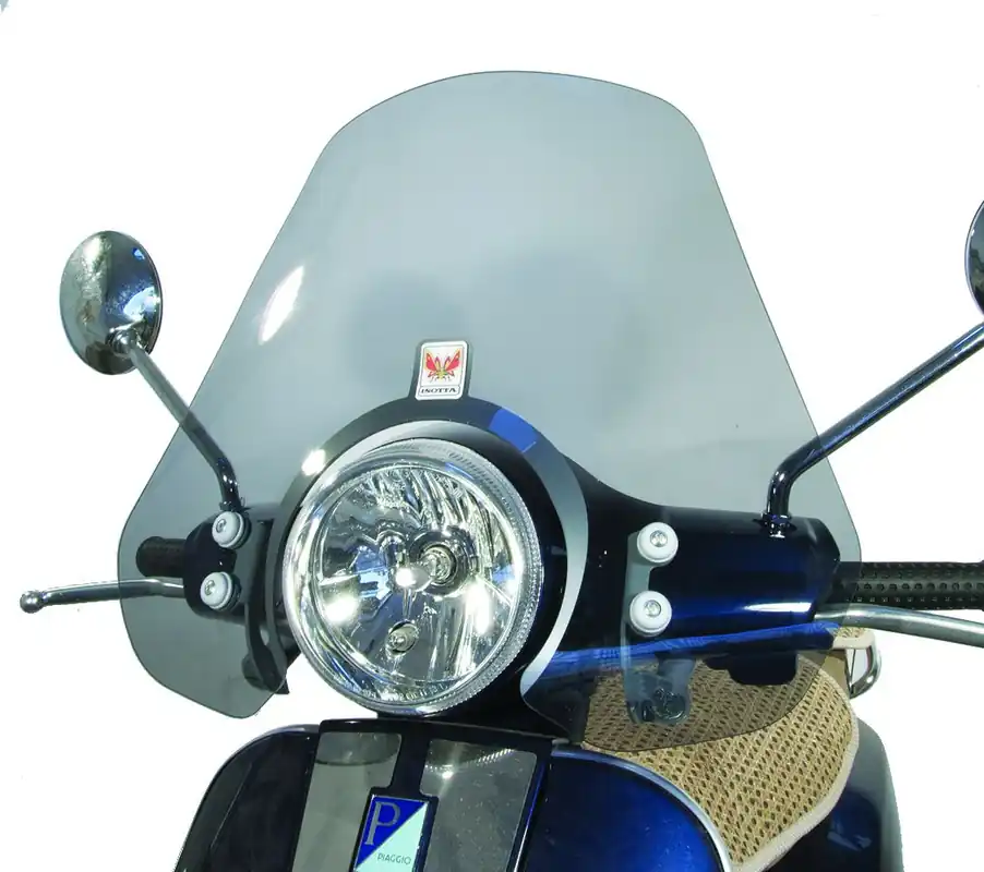 Acheter Direct Pare-brise moyennement haut légèrement teinté pour Vespa LX – Isotta