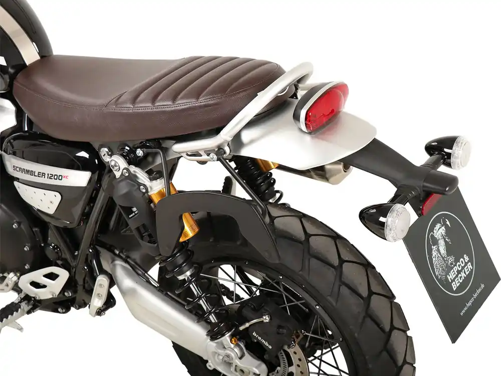 Super Prix Support latéral C-Bow gauche noir pour Triumph Scrambler 1200 XE (24- ) Hepco & Becker