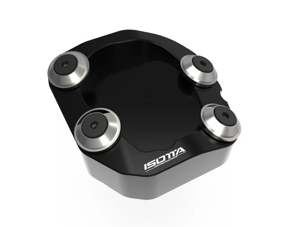 Élargissement du pied de béquille latérale pour Moto Guzzi Stelvio 1000 Noir Must-Have